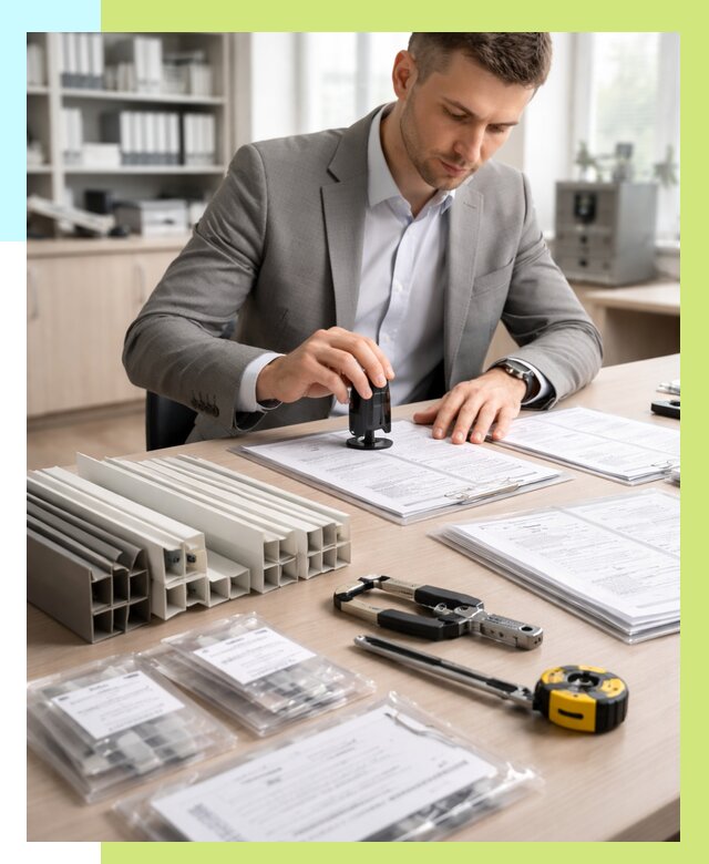 Сертификация ПВХ продукции в Клине от 8708 р., Сертэкс